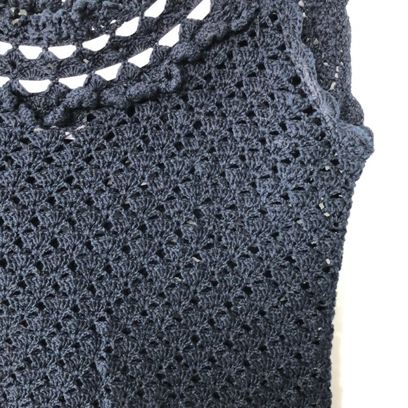 *3 for $175* Oscar De La Renta macrome tank top - Picture 5 of 6